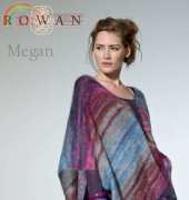ROWAN-Megan Poncho by Lisa Richardson/ Rowan Kidsilk Haze Stripe Collection-Free