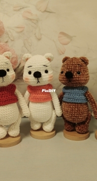 Lovely Dolls Bear Family