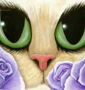 HAED  HAEQSCH 242 QS Lavender Roses by Carrie Hawks