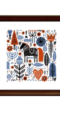 Little Polish Needle - Scandinavian Forest with a Horse
