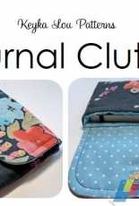 Michelle Patterns - Keyka Lou Patterns- Journal Clutch