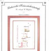 Liebevolle Kreuzstichentwürfe LKE B129-09 Lulu Belles - Sommerschuhe 2009, Rose