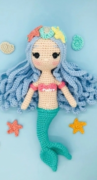 My Rainbow Crochet - Charlotte Perution - Marea the Mermaid Princess