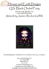 HAED HAEJBGQS 1207 Black Orchid Fairy by Jasmine Becket-Griffith
