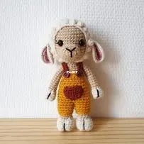 Sheep wearing Overalls