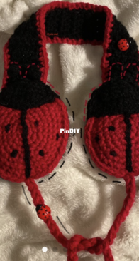 Ladybug Earmuffs - Pixzel Studio - English