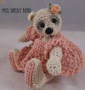 Claudia Woodward (Thread Artist) - Miss Shelby Bear - English