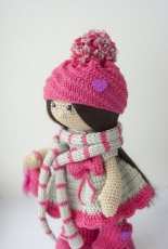 Happy Crochet - Ksenia / Kseniya Kornilova - Valentine  Doll - Russian