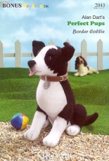 Sirdar Bonus Toytime DK 2043-Perfect Pups-Border Collie by Alan Dart