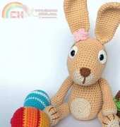 Dione Design - Veronika Maskova - Easter Bunny With Easter Eggs