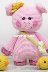 One and Two Company - Carolina Guzman - Poppy the Sweet Little Pig and Friends Amigurumi