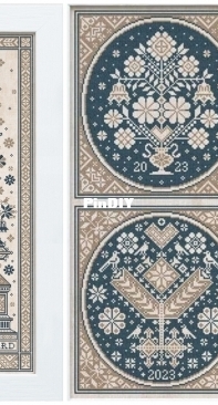 Modern Folk Embroidery SAL 2023 - Reaching Skyward XSD + PCS