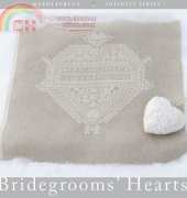 Needleprint Infinity Series - Bridegrooms Hearts