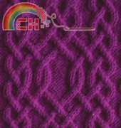Celtic Motif (knot #19) by Devorgillas Knitting