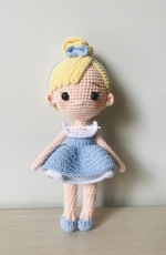 Green Frog Crochet - Cinderella