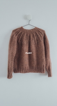 Soft Spoken Sweater by Lív Ulven Woodlandknits