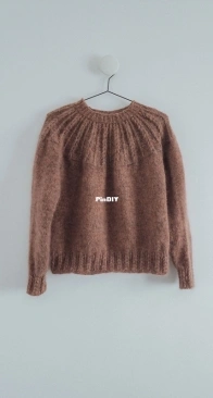 Soft Spoken Sweater by Lív Ulven Woodlandknits