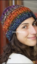 Winter Birds Beanie by Catherine Salter Bayar-Free