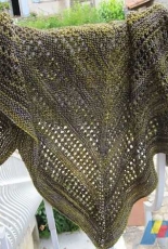Shawl Aliselle by Hélène2.3 Soie et laine-French-Free