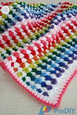 Felted Button - Susan Carlson - Cuppy Cakes Blanket