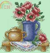 PANNA N-513 Flowers in a jug