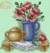 PANNA N-513 Flowers in a jug