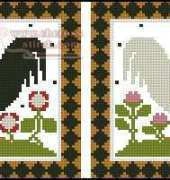 Little House Needleworks LHN 068 Two Roosters PCS + XSD