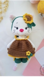Amigurumi By Güli - Gülizar Ekiz - May the Cat - Kedi May - Turkish