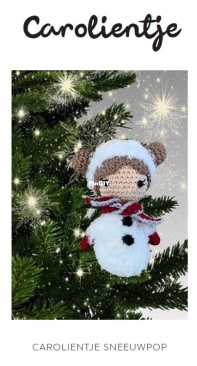 Caros Atelier - Caroline Lucke - Carolientje Christmas CAL 2020 - Snowman - Sneeuwpop - Dutch