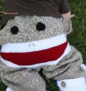 Alison McCallister - Adjustable Sock Monkey Longies/Shorties