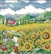 Oh! Nice Day Design Number  DN-82 Sunflowers of the Field XSD