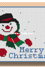 Alita Designs - Merry Christmas Snowman - Free