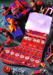 Christmas Stocking from Jo Versos Cross Stitch Gifts for Children XSD