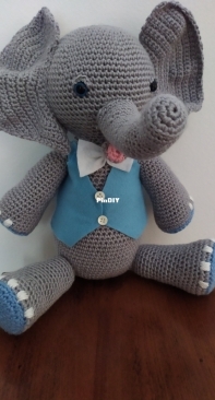 Amigurumi Milo elephant