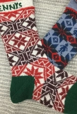 Scandinavian Christmas Stockings by Jeffrey Wall-Free