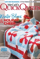 McCalls Quick Quilts - December 2019/January 2020