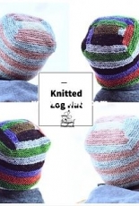 Knitted Log Hat by Krityum