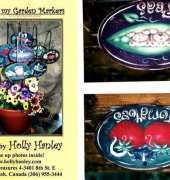 Critters in my garden markers by Holly Hanley