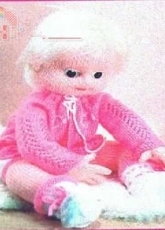 Dollettes-n-things Angelette Knitted Doll English