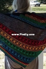 Walk Like an Egyptian shawl