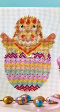 Chick & Egg by Megan Caines from The World of Cross Stitching TWOCS 331 XSD