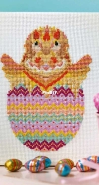 Chick & Egg by Megan Caines from The World of Cross Stitching TWOCS 331 XSD