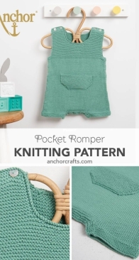 Pocket Romper by AnchorCrafts - English, Spanish