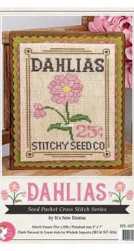 It's Sew Emma ISE-4077 Dahlias - xsd