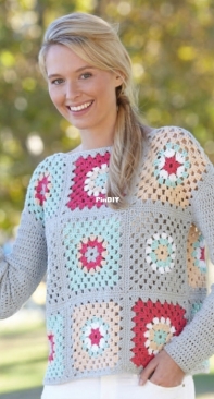 Sidar - Granny Square Top - Free