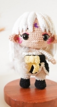 The Looped Crafts - Aimy Loren Fernandez - Minigurumi Sesshomaru