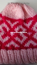 Simple colour work Beanie by Jessica Mikala-Free