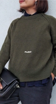 Corduroy sweater - Yulia Bray - Russian
