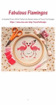 Fuzzy Fox Designs - Fabulous Flamingos by Rachel James