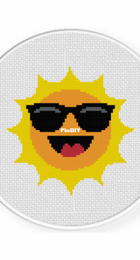 Daliy Cross Sttich - Cool Sun